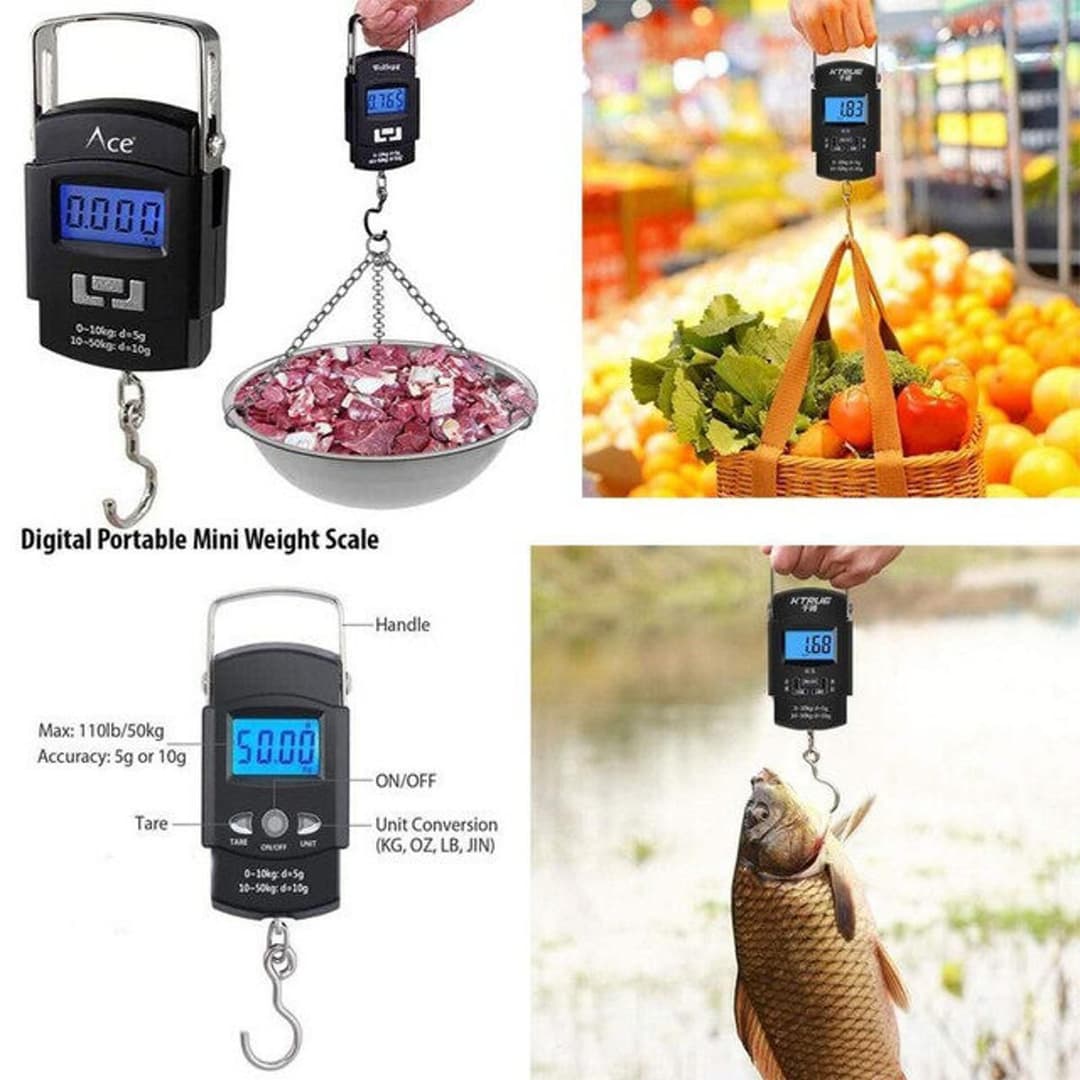 50kg Digital LED Screen Luggage Weighing Scale - 1