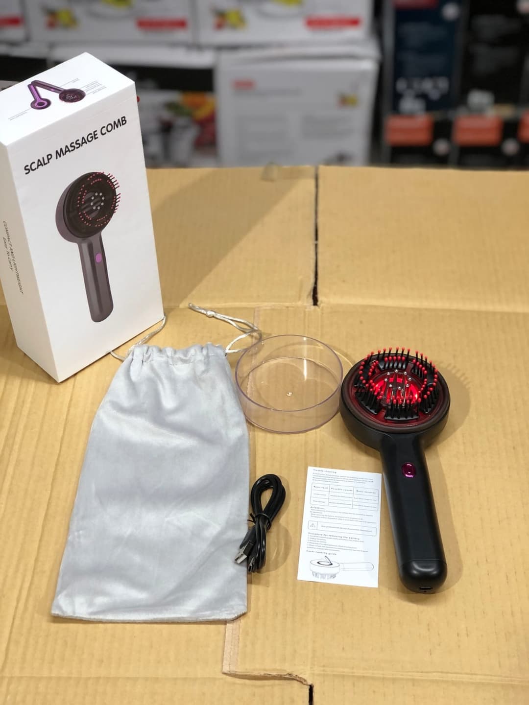 Rechargeable Scalp Massage Comb - 1